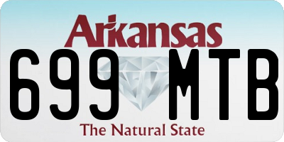 AR license plate 699MTB