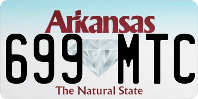 AR license plate 699MTC