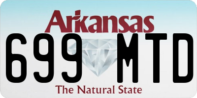 AR license plate 699MTD