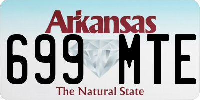 AR license plate 699MTE