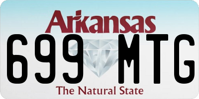 AR license plate 699MTG