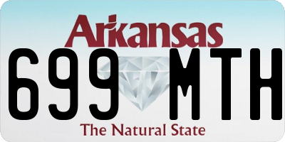 AR license plate 699MTH