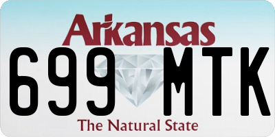 AR license plate 699MTK