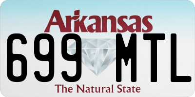 AR license plate 699MTL