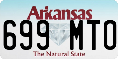 AR license plate 699MTO