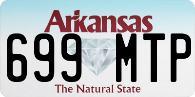 AR license plate 699MTP