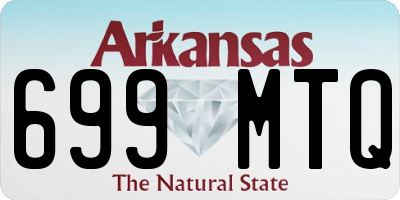 AR license plate 699MTQ