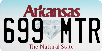 AR license plate 699MTR