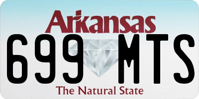 AR license plate 699MTS