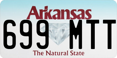 AR license plate 699MTT