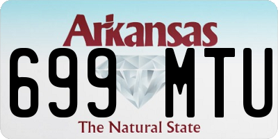 AR license plate 699MTU