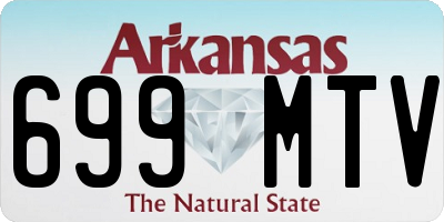 AR license plate 699MTV