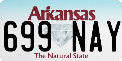 AR license plate 699NAY