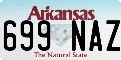 AR license plate 699NAZ