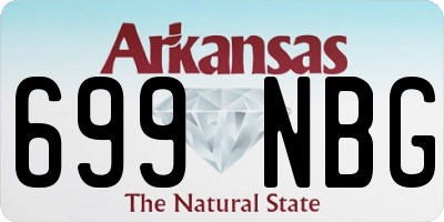 AR license plate 699NBG