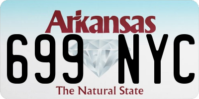 AR license plate 699NYC