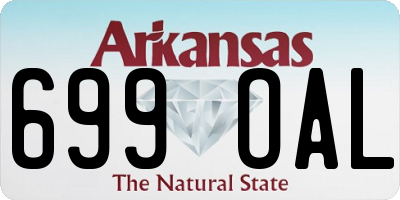 AR license plate 699OAL