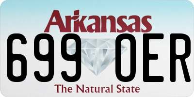 AR license plate 699OER