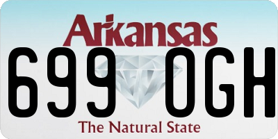 AR license plate 699OGH