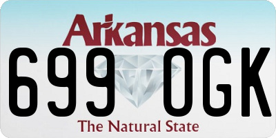 AR license plate 699OGK