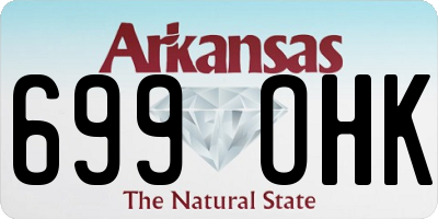 AR license plate 699OHK