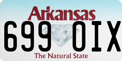 AR license plate 699OIX