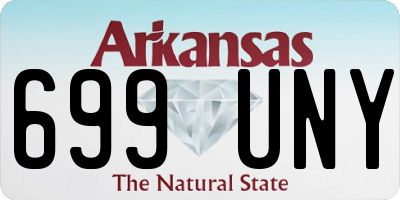 AR license plate 699UNY