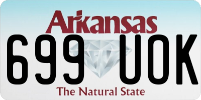 AR license plate 699UOK