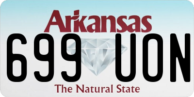 AR license plate 699UON