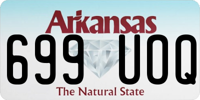 AR license plate 699UOQ