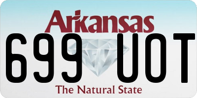 AR license plate 699UOT