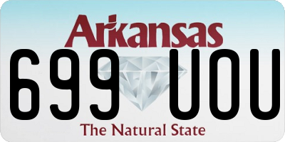 AR license plate 699UOU