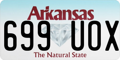 AR license plate 699UOX