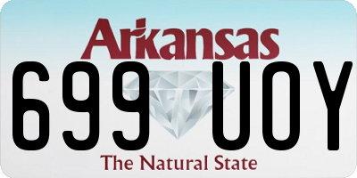 AR license plate 699UOY