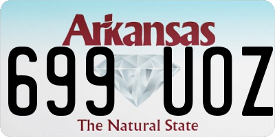AR license plate 699UOZ