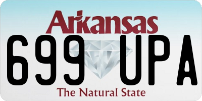 AR license plate 699UPA