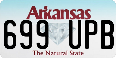 AR license plate 699UPB