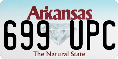 AR license plate 699UPC