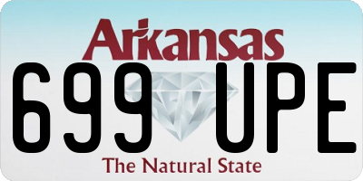 AR license plate 699UPE