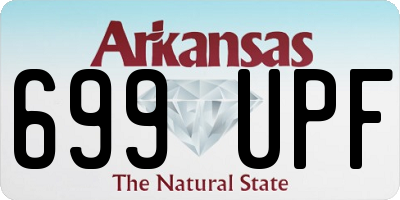 AR license plate 699UPF