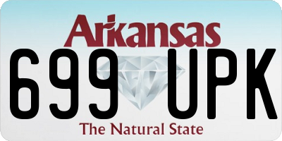 AR license plate 699UPK