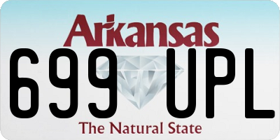AR license plate 699UPL