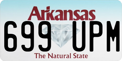 AR license plate 699UPM