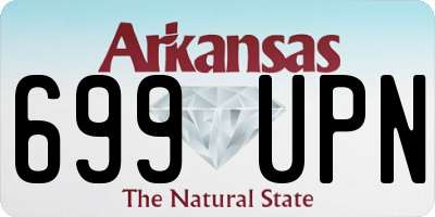 AR license plate 699UPN