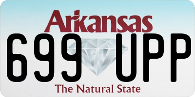 AR license plate 699UPP