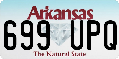 AR license plate 699UPQ