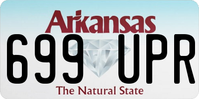 AR license plate 699UPR