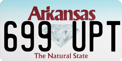 AR license plate 699UPT