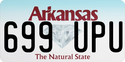 AR license plate 699UPU