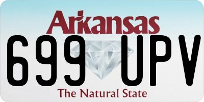 AR license plate 699UPV